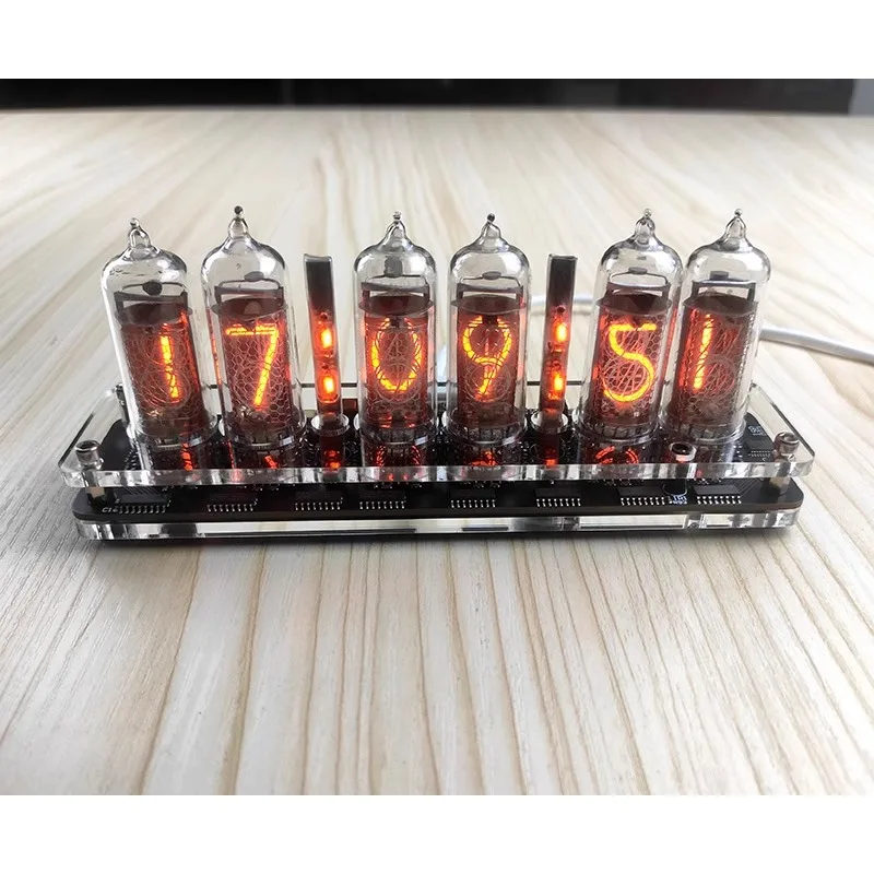 6-bit IN-14 glow tube clock IN14 nixie clock