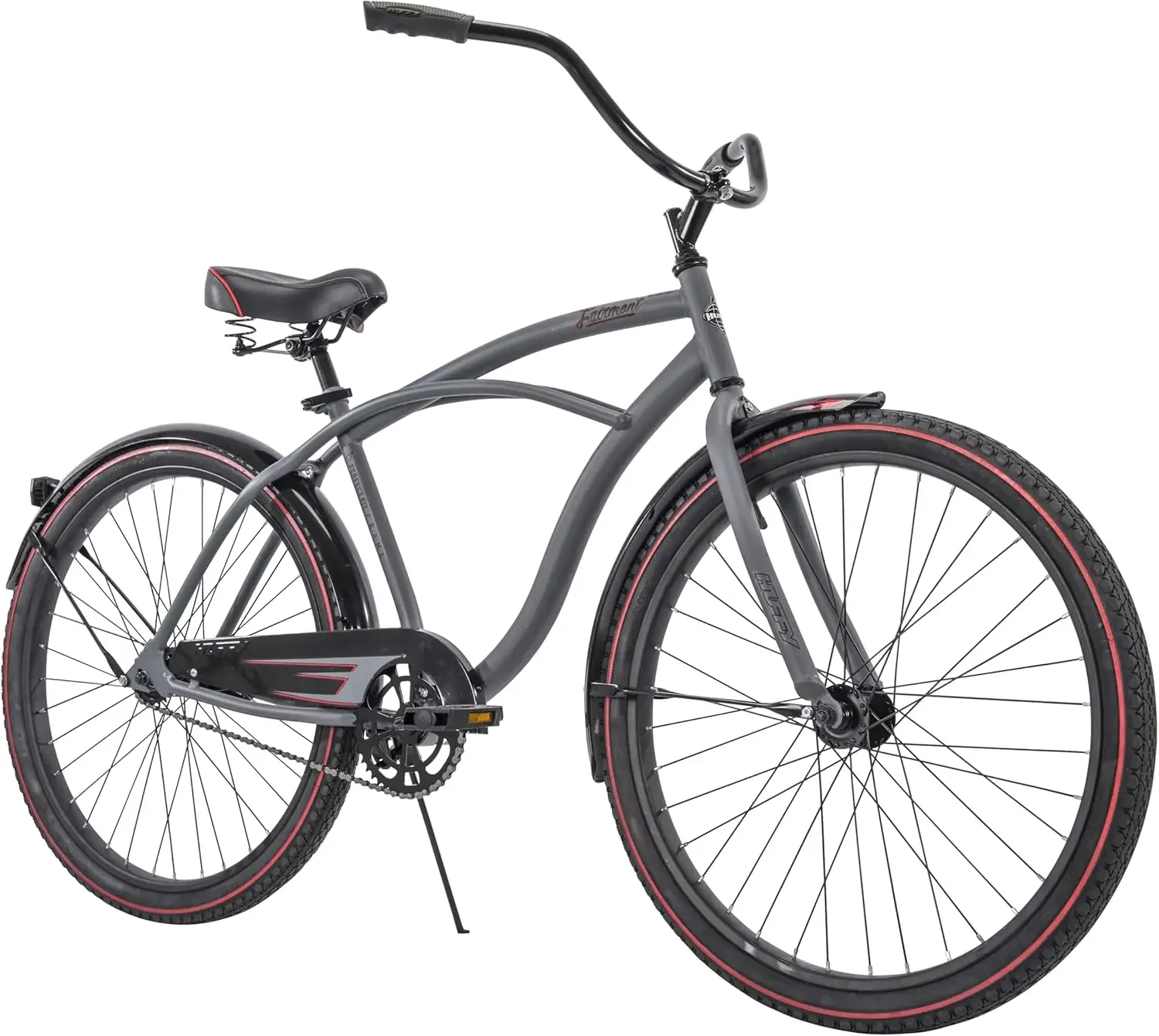 

Bike Perfect for Casual Rides, Ergonomic Upright Design Fenders Prevent Spray Rear Rack Basket Available Simple Coaster Brakes