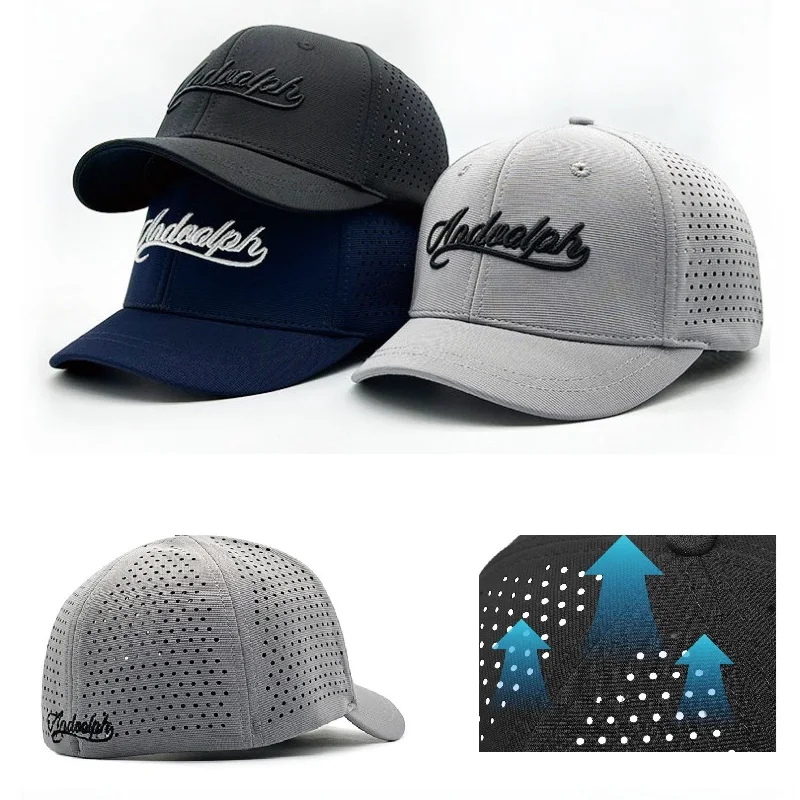 

Big Head Hat Back Closed 5cm Short Brim Baseball Cap for Men Mesh Fitted Caps Stretchy Full Closed Caps 56-60cm 61-65cm