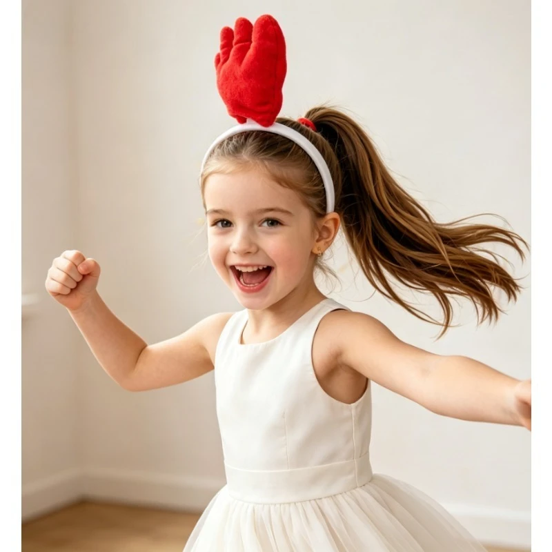 

Rooster Comb Headband Animal Costume Party Accessory Halloween Party Hair Hoop Kid Stage Performance Prop Cute Dress Up Headwear