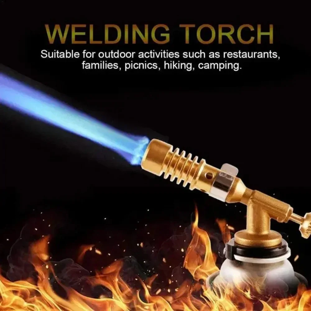 2026 New Welding Torch Gas Burner Flame Gun High Temperature Brass Copper Gas Torch Brazing Solder Propane Bakeware - view 6