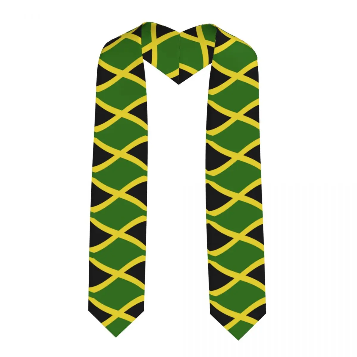 Graduation Stole for Academic Commencement Unisex Flag Of Jamaica Adult Choir Stole Adult Honor Shawl