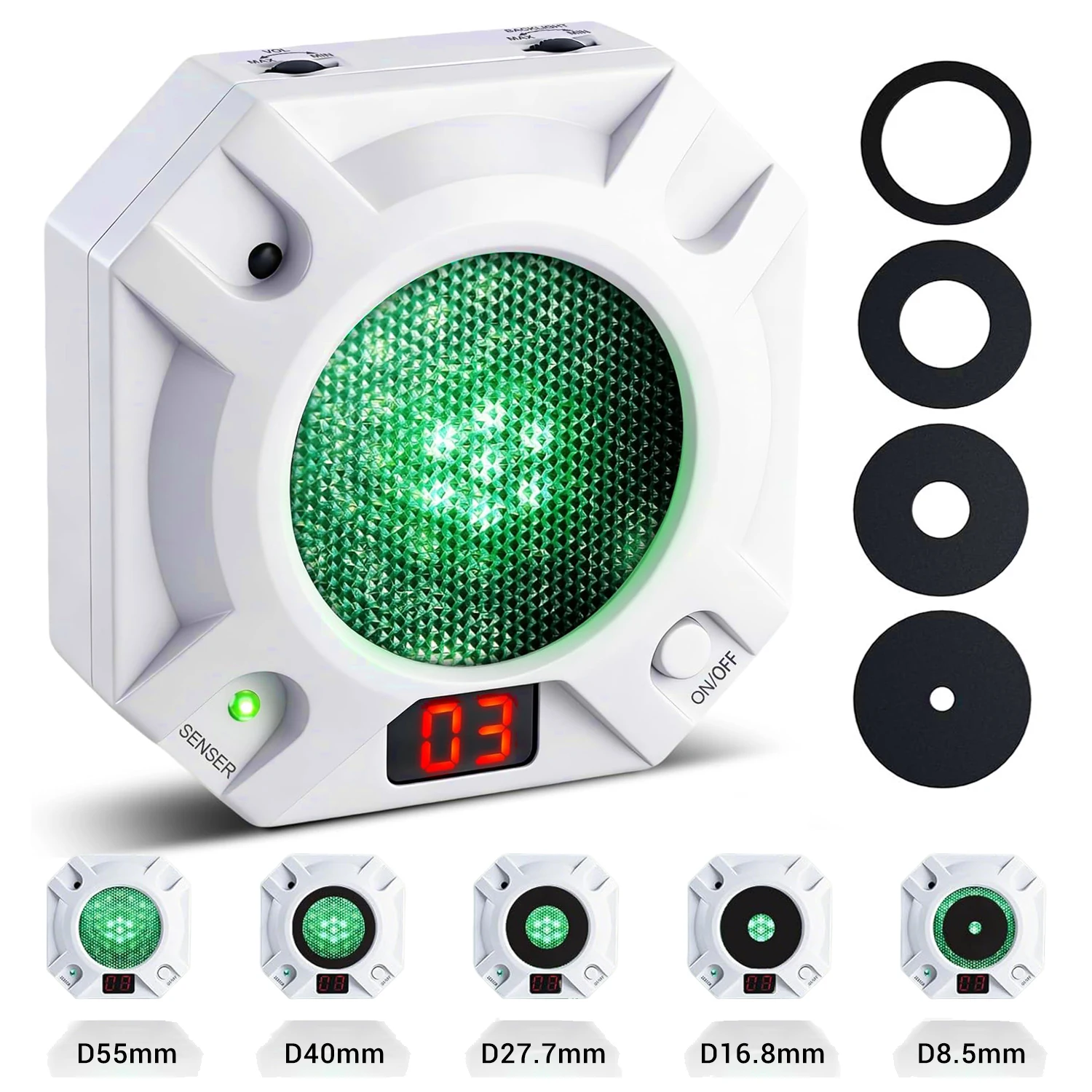 Dry Fire Training System Laser Shooting Target Laser Training Target Set Infrared Induction Target with Sound and Flash Feedback