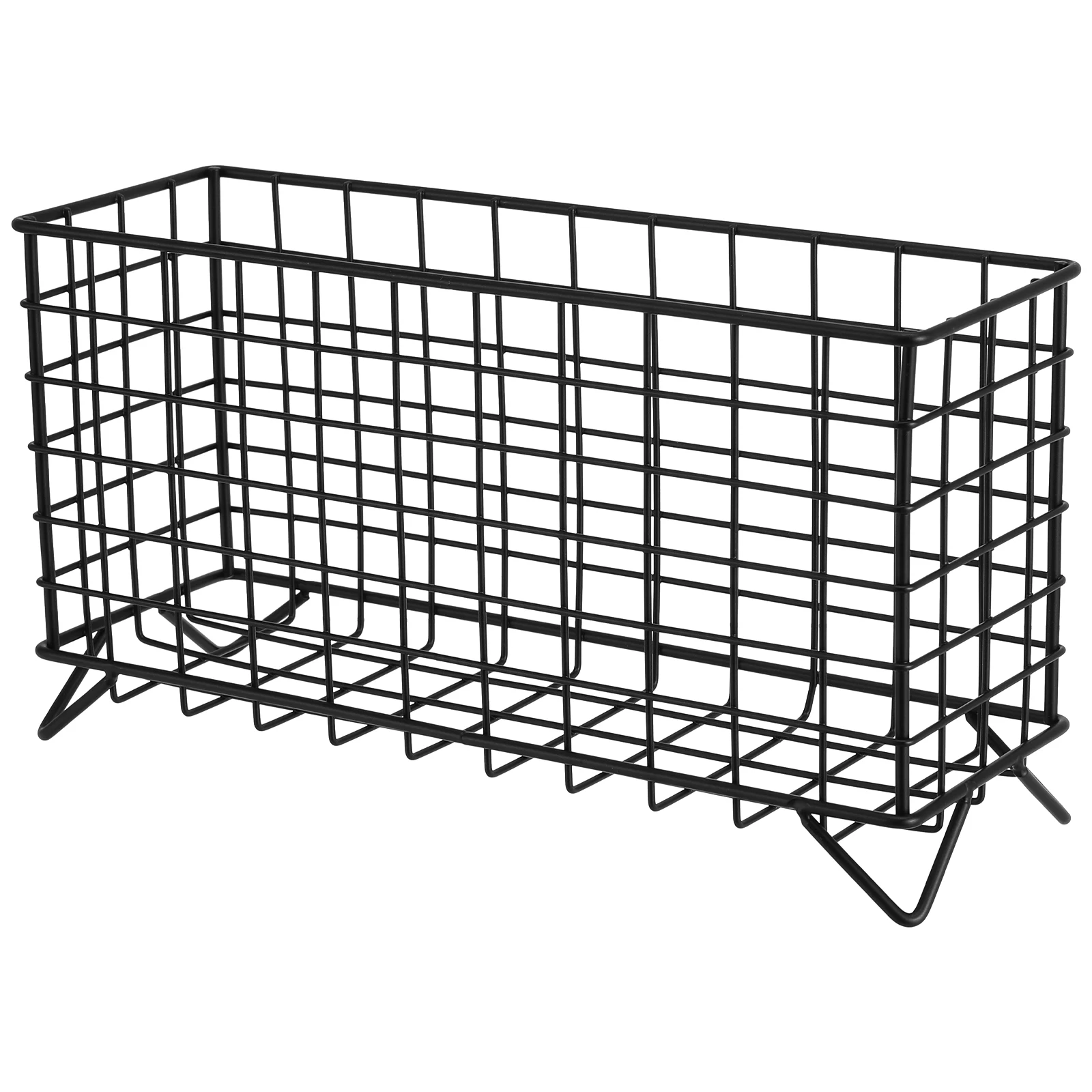 

Rabbit Hay Black Metal Cage Large Wear-Resistant Bunny Feeder Capacity Durable Iron Holder For Guinea Pig Feeders Pets Supplies