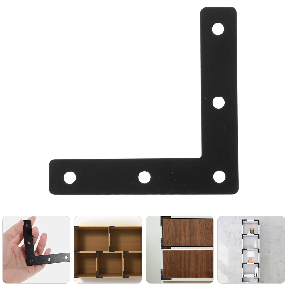 

30 шт. L-образные брекеты, угловые кронштейны, холоднокатаная сталь, пластины для ремонта мебели, плоские металлические брекеты для деревянной опоры, металлическая пластина