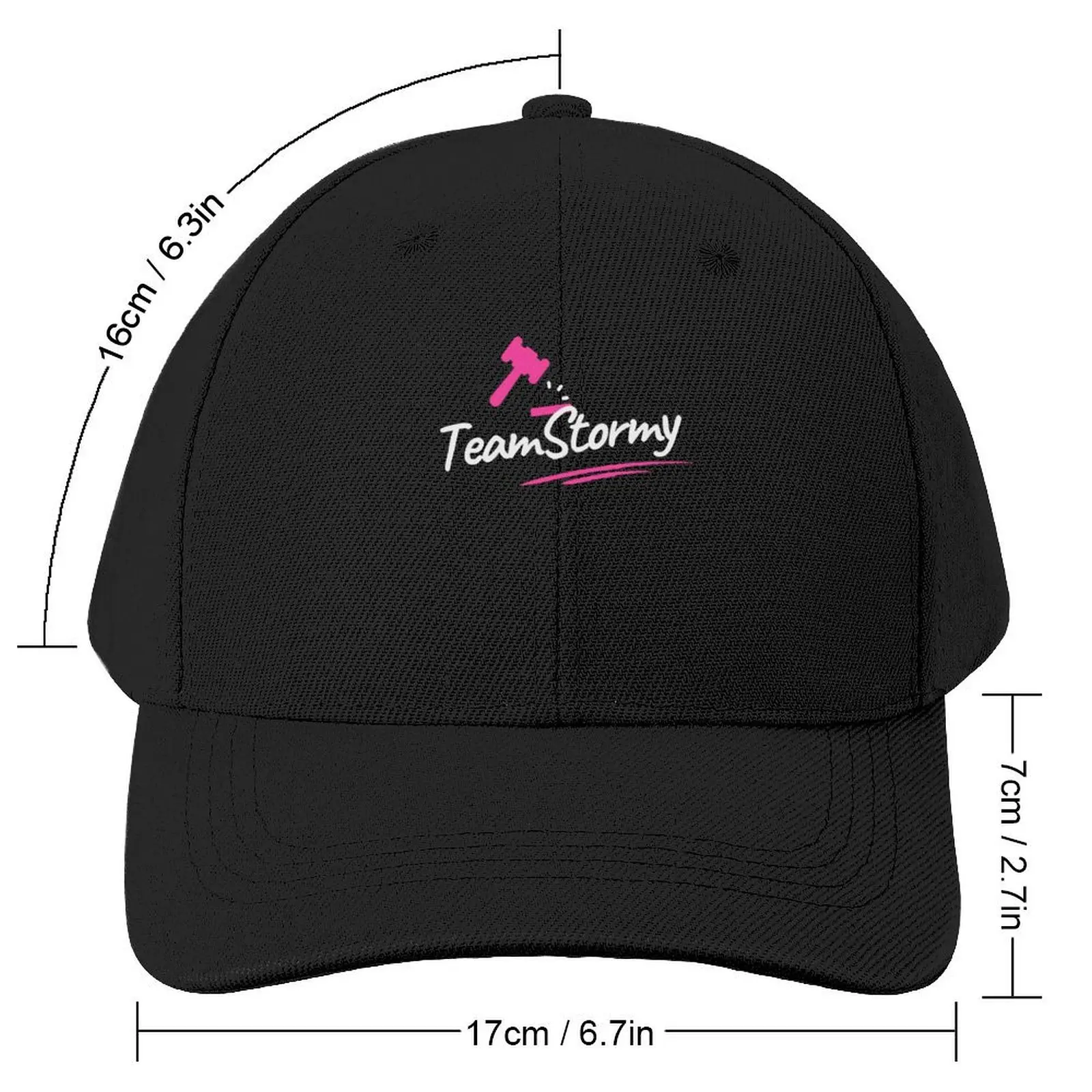 team stormy i'm with her Baseball Cap Hat Beach Sunhat Military Cap Man fishing hat Girl Men's