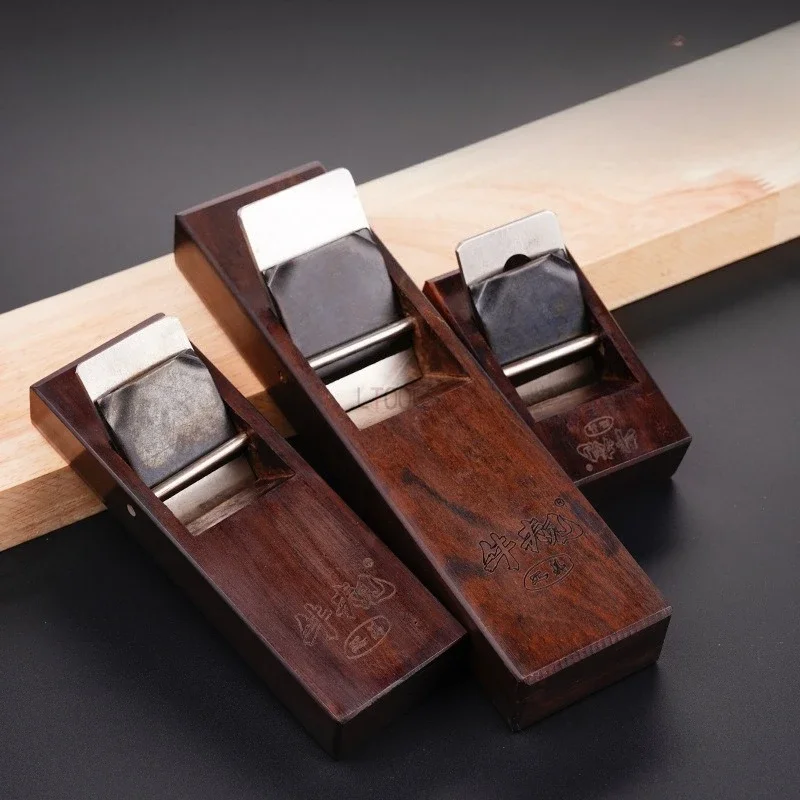 

Flat Trimming Manual Planer Woodworking Planer Solid Ebony Premium Quality Alloy Steel Blade Process Household Manual PlanerDIY