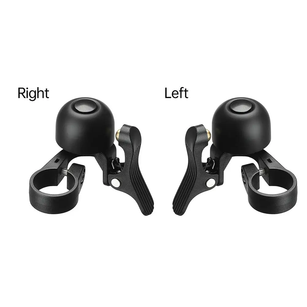 Bicycle Bell Left Right-Handed Users Bike Bell Clear Long Sound Bike Ring Bell For 22.2 Mm Handlebars Diameter Dropship