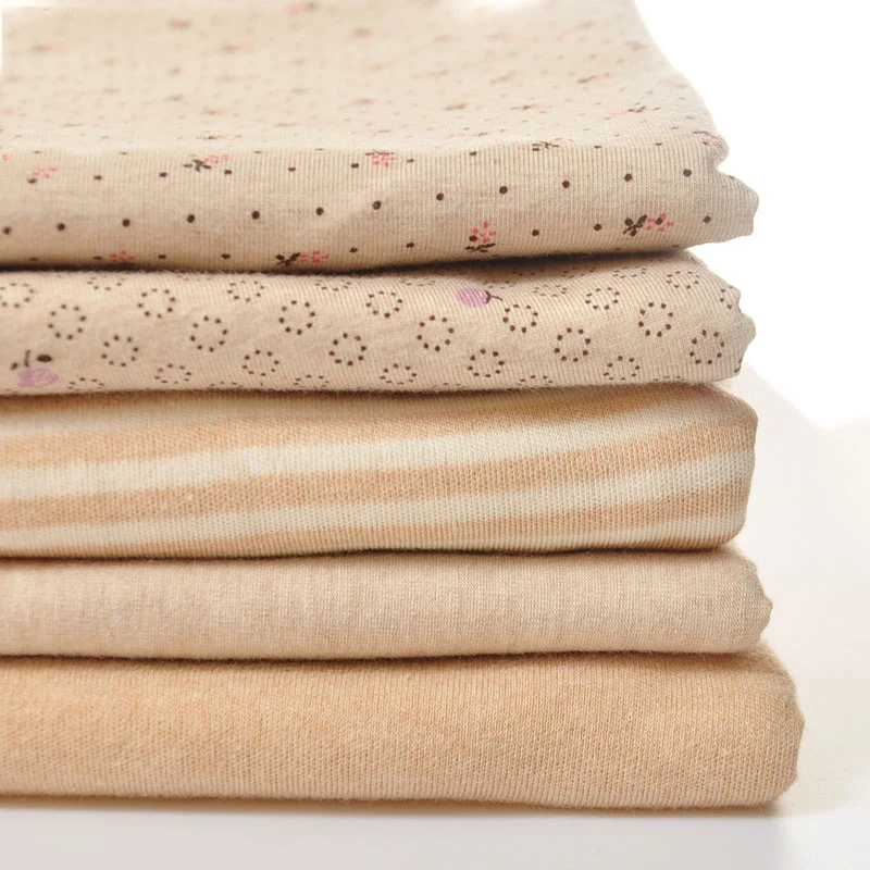 Cotton Knitting Fabric Stretch colored Cartoon Jersey Cloth For DIY Sewing Baby Clothing Tissue 50*170cm