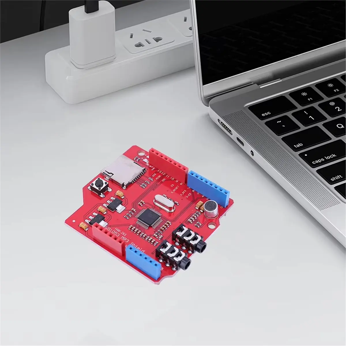VS1053 Codec Decoder Shield TF Card Slot MP3 Expansion Board Vorbis/AAC/WMA/MIDI OGG Real-Time Recording for