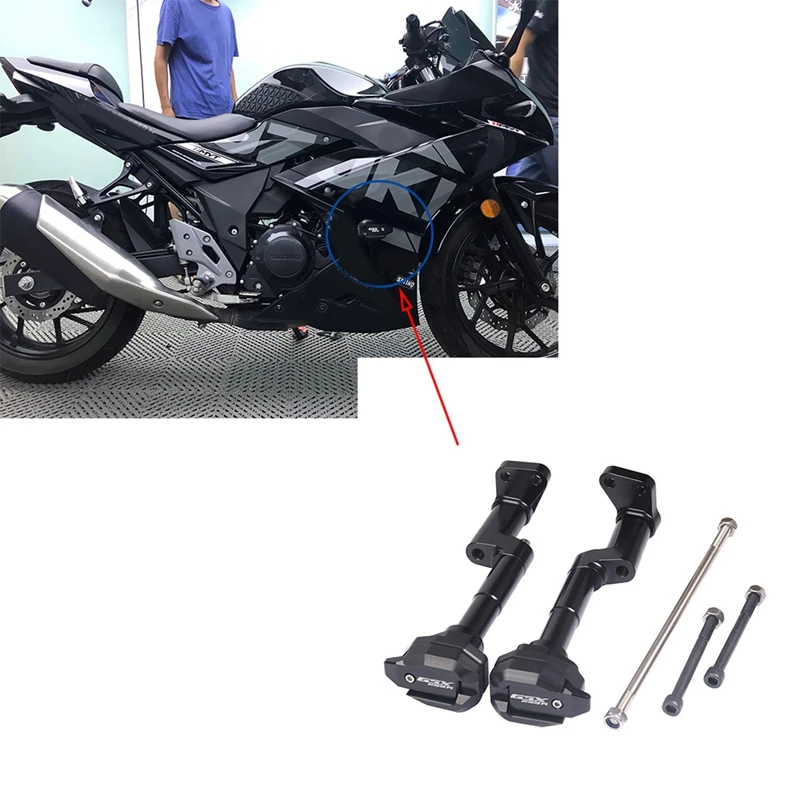 

For SUZUKI GSX250 GSX-250R DL250 GW250 Motorcycle Falling Protection Frame Slider Guard Anti Crash Pad Protector