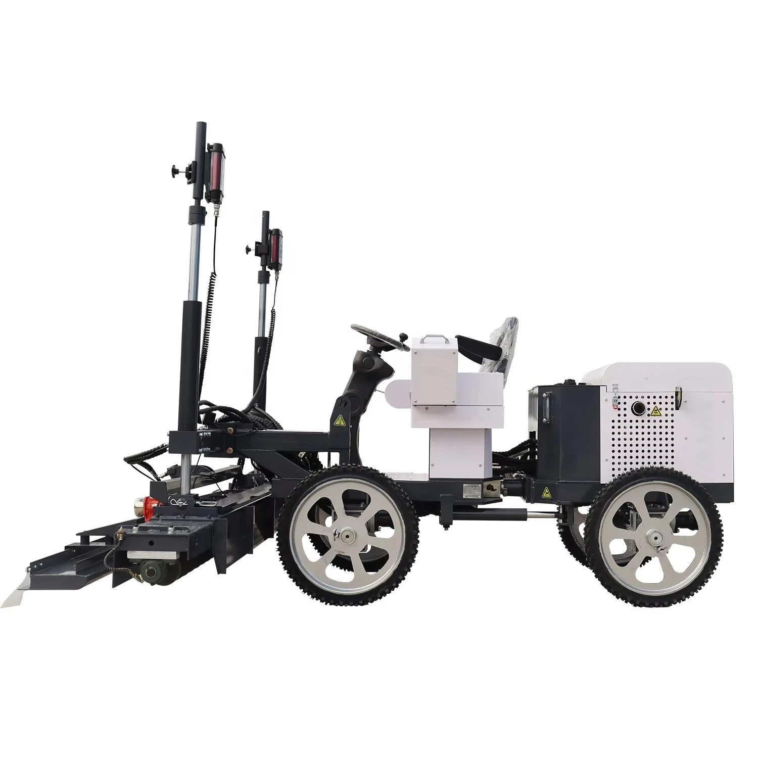 Laser Screed Machinery Used for Concrete Leveling Laser Screed Machines Used on Construction Sites or Roads