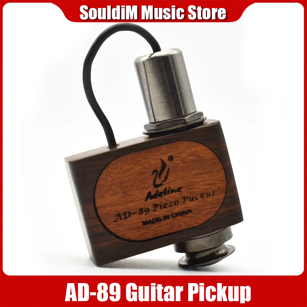 Adeline AD-89 Handmade Classical Pickup / Folk / Flamenco Guitar Pickup Ukulele/Kalimba/Madolin Pickup with Volume Control