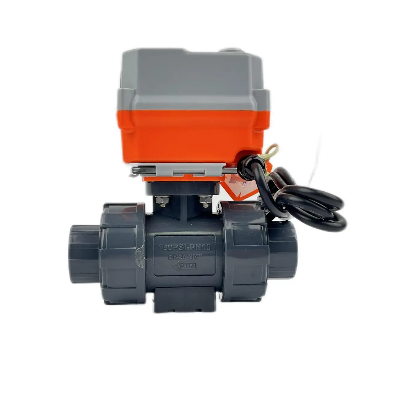 DN20 Motorized UPVC 2-way ball valve AC220V / On-Off Type