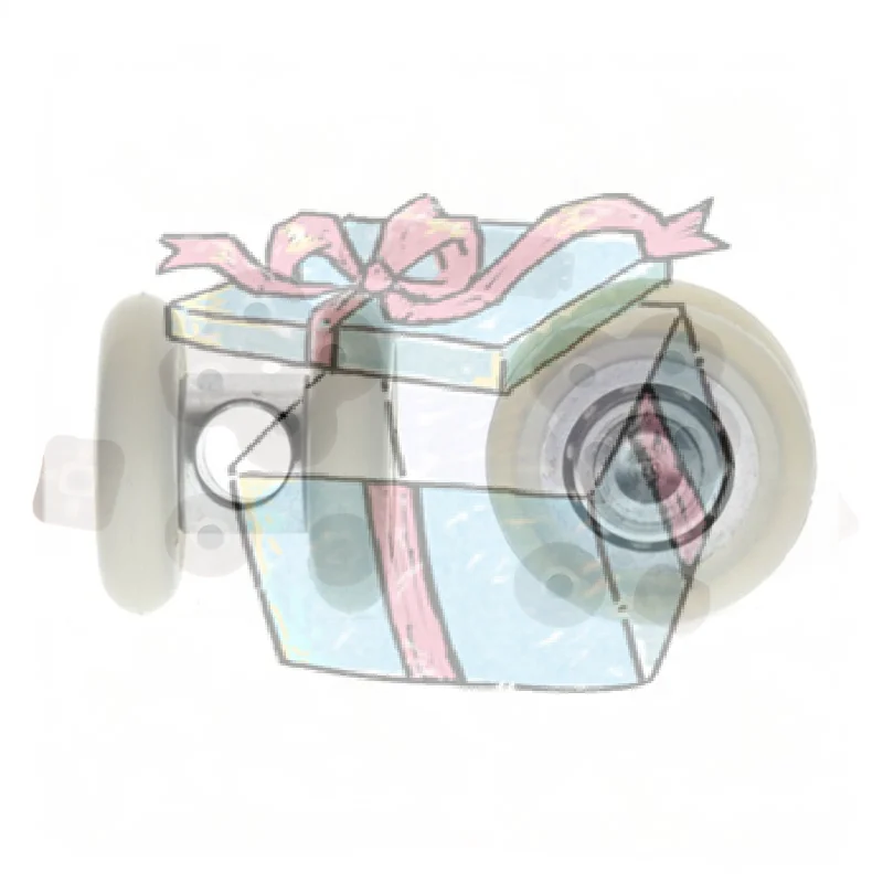 【CCA】29mm High Load Bearing Positioning Pin Fire Rolling Door Wheel Over Line Pulley Full Ball Double Bearing Roller