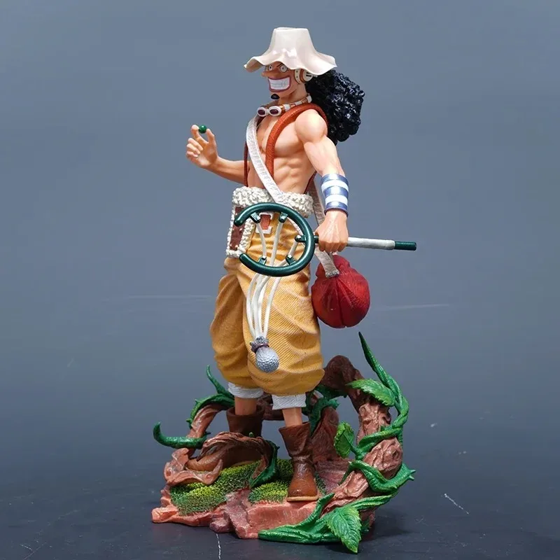 27Cm One Piece Anime Meteor Dua Tahun Setelah LX USOPP Navigasi Raja Action Figure PVC Model Boneka Koleksi Kamar Decora Hadiah