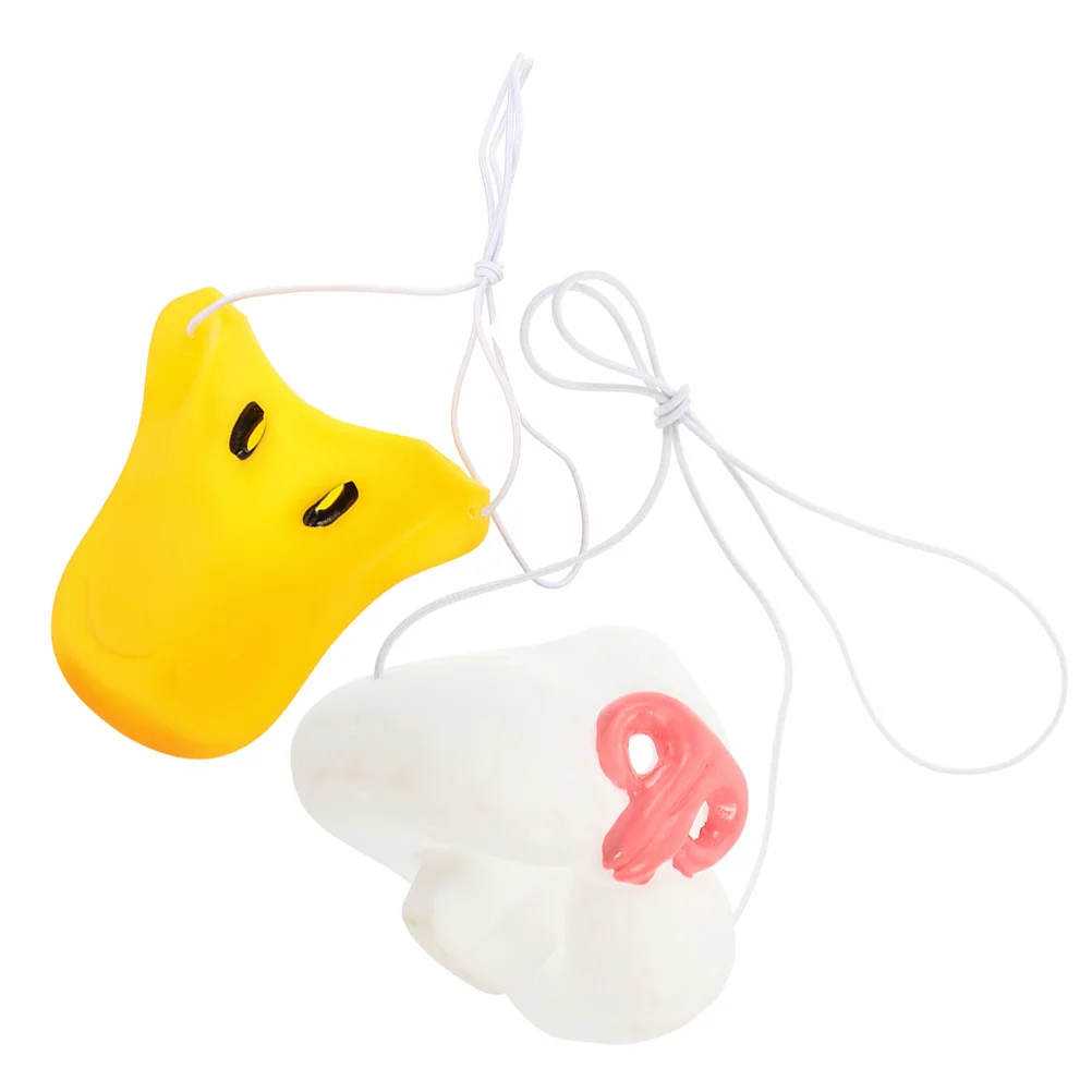 

2Pcs Cosplay Animal Props Creative Design Carnival Supplies Party Simulation Animal Nose Performance Prop