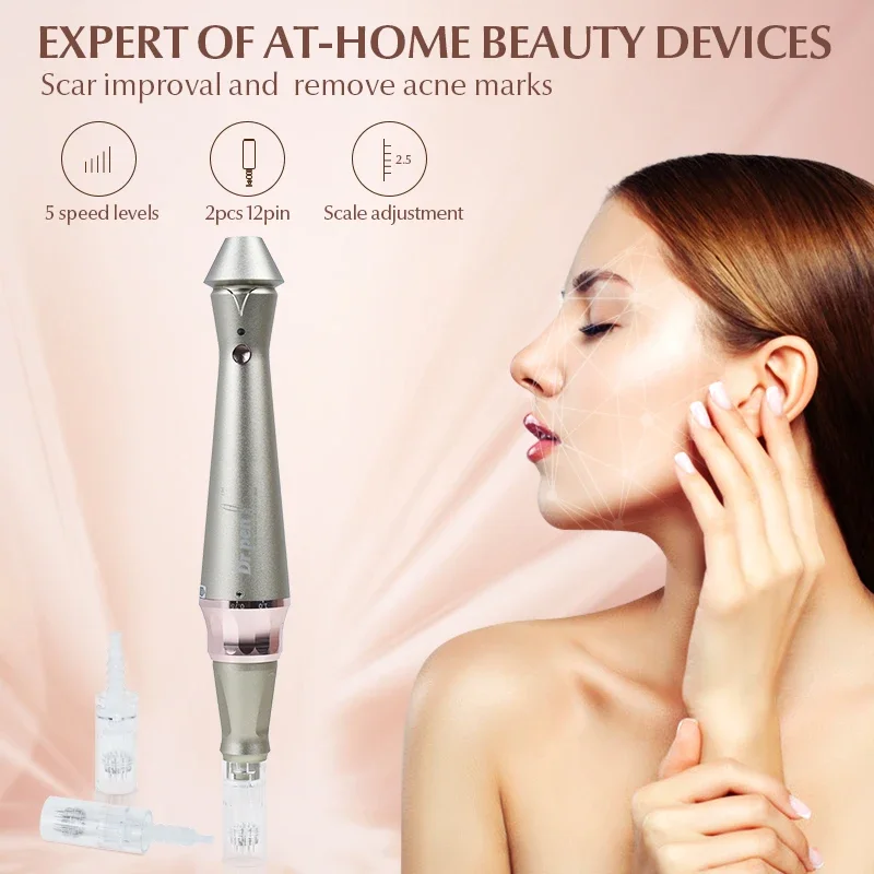 Dr.pen E30 Microneedling  with Cartridge Professional Derma Pen Device Auto Adjustable Micro Needle Beauty Machine