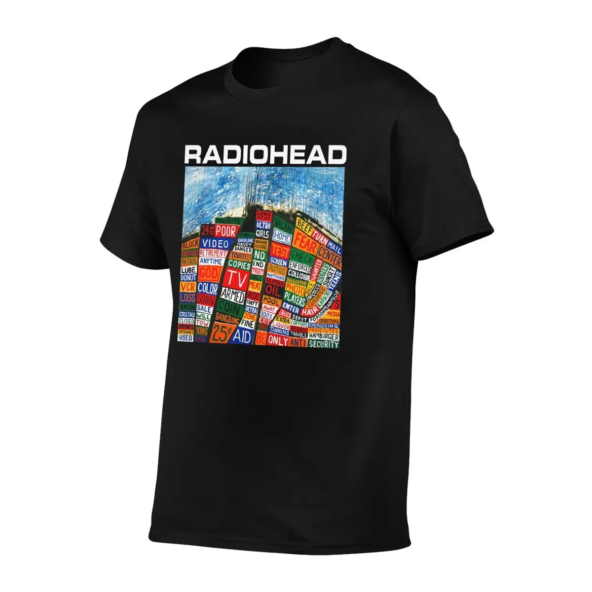 Radio Head Discography 1985 90S T-shirt Tee Shirt Vtg Design Natural High Quality