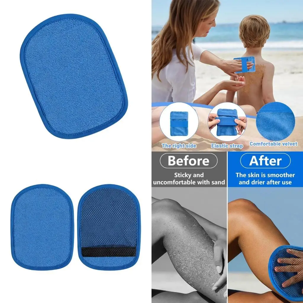 

R6FE Durability Sand Cleaning Glove With Meshes Quick Drying Sand Removal Bush