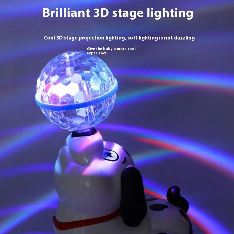 الكرة العلوية الدوارة للأطفال ، ضوء بارد ، الموسيقى ، لعبة كهربائية ، الوالد ، الطفل ، هدية تفاعلية