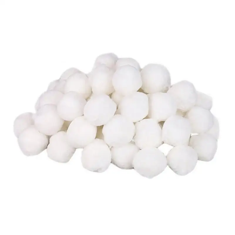 High Density Cotton White Swimming Pool Cleaning Tools Dedicated Filter Foam Fiberball Filters 9295  Filter Porosity