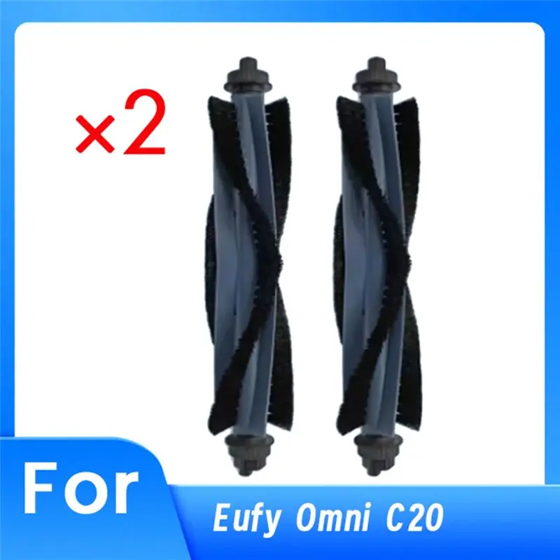 

2 Pcs Vacuum Main Brush Replace For Eufy Omni C20 Vacuum Cleaner Replacement Parts Main Brush-AT64