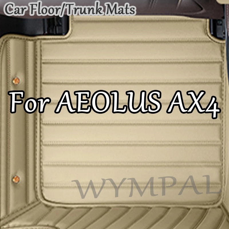 

Luxury For AEOLUS AX4 2017 2018 Car Floor Mats Custom Auto Foot Pads Automobile Carpet Cover Interior Accessories