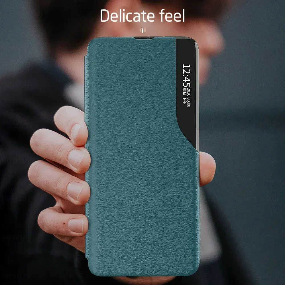 Busienss Sle Smart View Flip Book Telefoon Case Voor Honor 400 Pro Lite 5G Magnetische Schokbestendig Bescherm Cover Funda shell Coque Capa