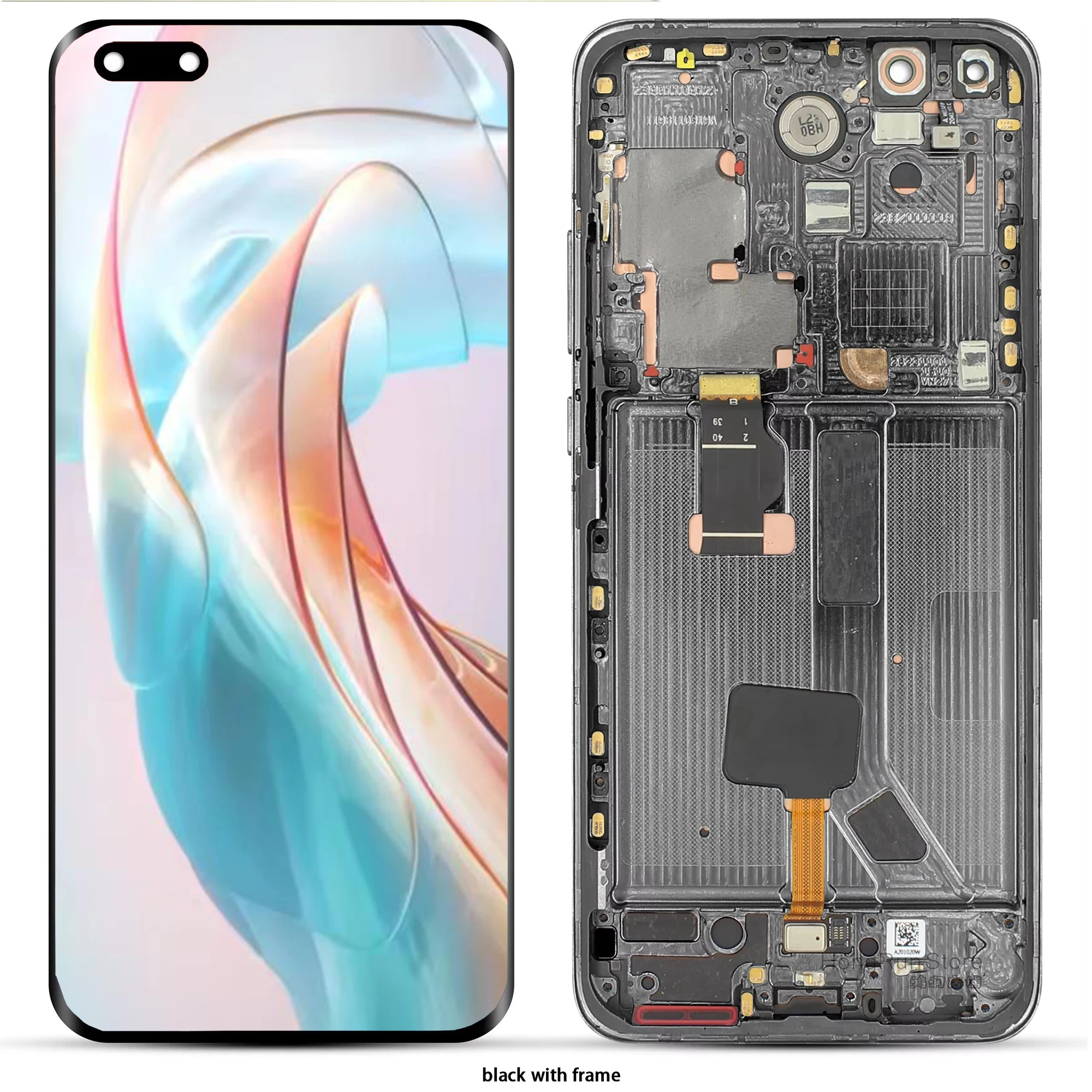 

Super AMOLED For HUAWEI P40 Pro LCD Display ELS-NX9 Touch Screen Digitizer Assembly For Huawei P40 Pro ELS-N04