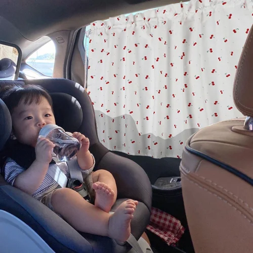 Cubierta Universal para parasol de coche, protección UV, cortina, ventana lateral, cubierta parasol, ventosa, artefacto de bloqueo de luz retráctil