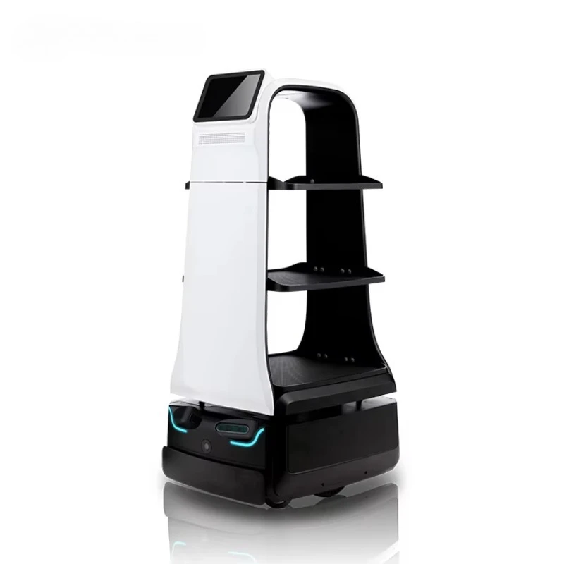 Customized Ticari AI Robots Humanoid Customer Service Hotel Room Service Robot Waiter for Fast Food