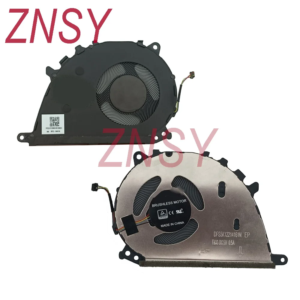 Notebook Cooler CPU Fan For ASUS Zenbook UX325 UX425 UM325 UM425 U4700 UX425EA DFS5K1221416101 FMJ3 Processor Cooling Fans New