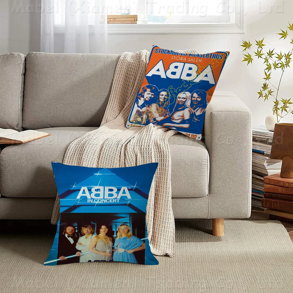 Classic Abba Band Pillow Gift Home Office Decoration Bedroom Sofa Car Cushion Cover Case 45x45