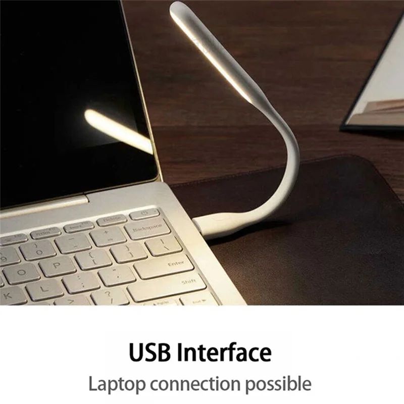 Kipas Mini Desktop USB multifungsi, kipas angin Mini Desktop USB Universal hemat energi, lampu LED portabel, putih