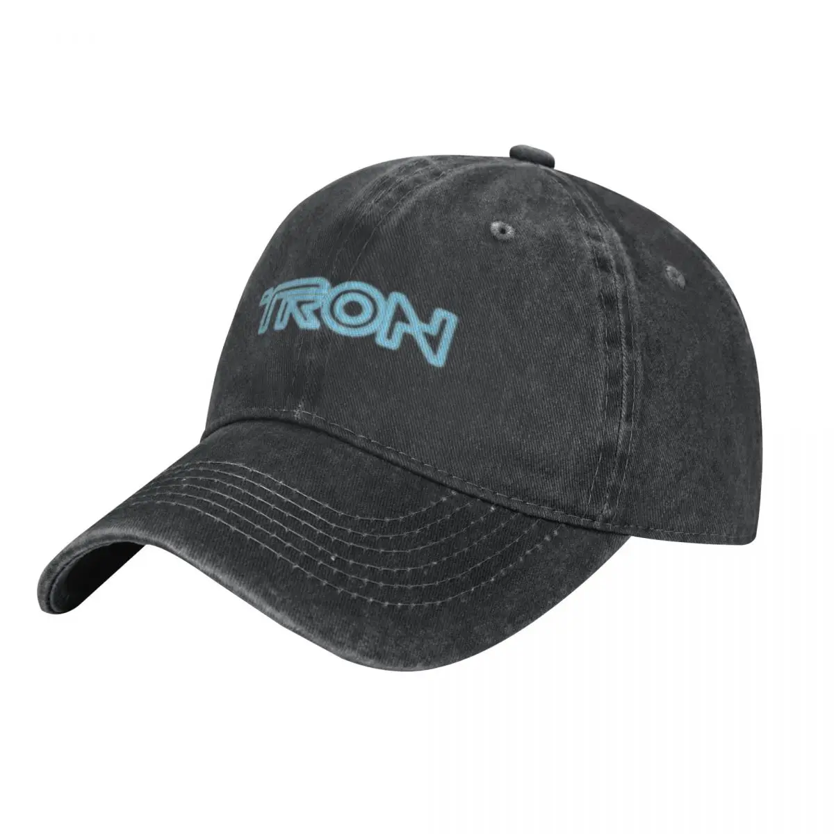 

Tron logo done in authentic colours Cowboy Hat Hat Baseball Cap Luxury Cap Luxury Woman Men's