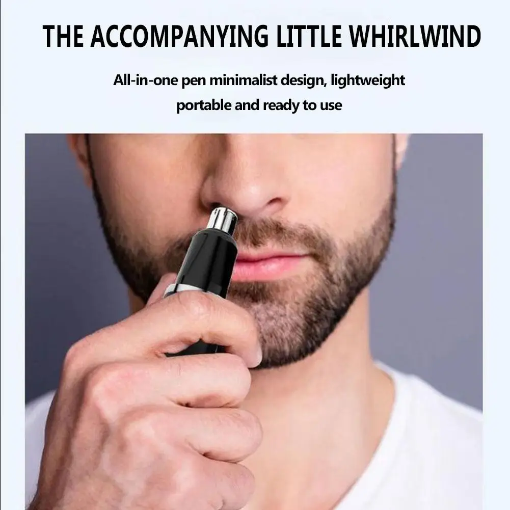 Electric Nose Hair Trimmer USB Rechargeable Mini Nose Hair Trimmer For Men Women - Waterproof Nose Hair Epilator N4Z5