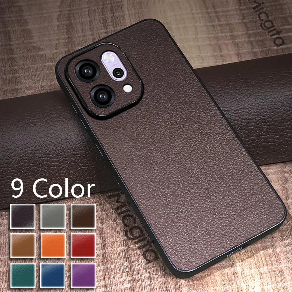 Luxury Leather Case For OPPO Reno 14 Pro 14F Business shockproof Durable Cover For OPPO Reno14F Case
