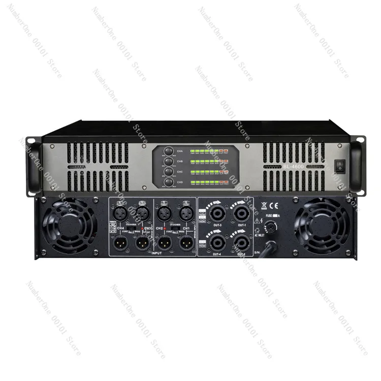 2u four-channel professional power amplifier, 3u home theater/ktv/bar audio amplifier, stage performance bl amplifier