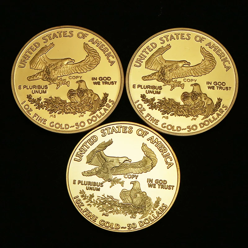 2022 2021 2011 USA Liberty Eagle 40*3mm Copy Coin American Gold Coin United States of Liberty Eagle Souvenir Gifts