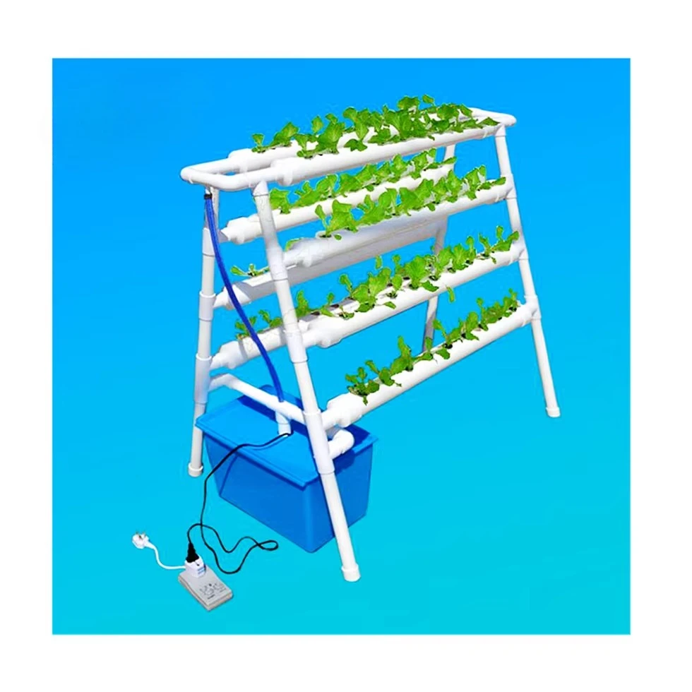 

Mini NFT 72/108 Holes Indoor Home Hydroponic System Low Cost Vertical Household Mini NFT Lettuces Planting for House and Garden
