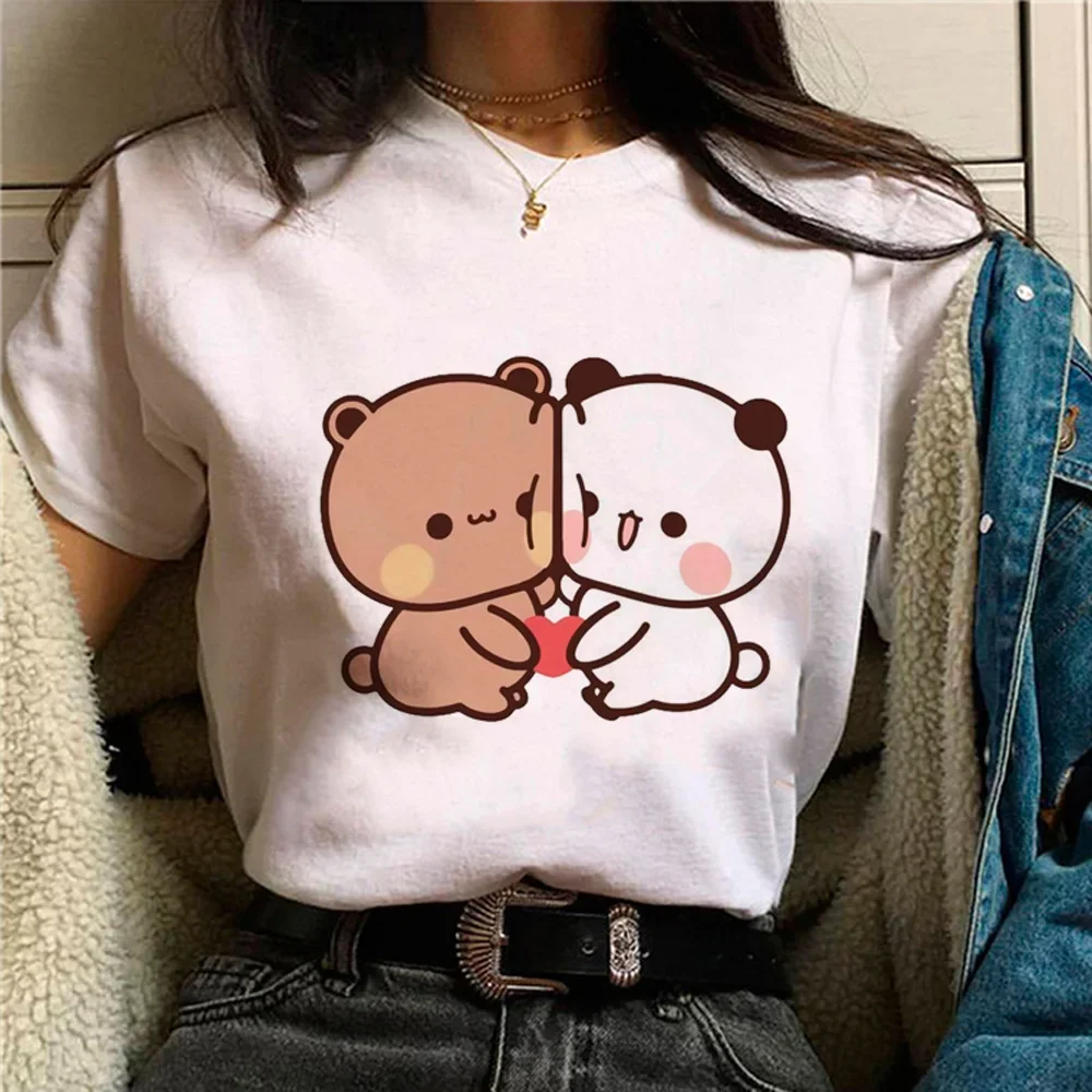 Bubu Dudu camiseta mujer diseñador cómico anime top girl gráfico ropa divertida