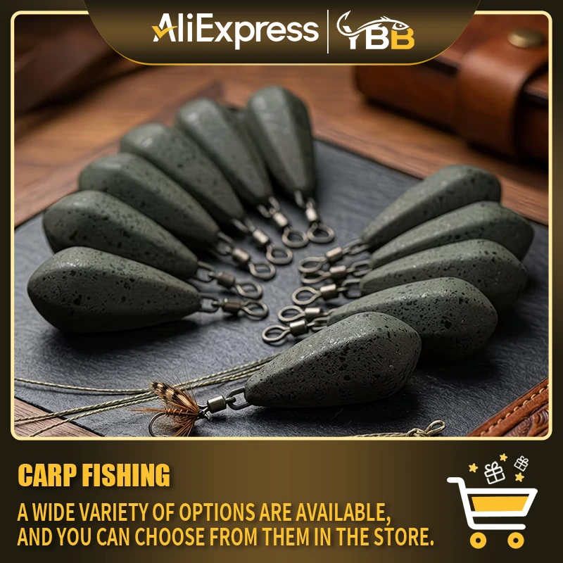 Karpfenangeln Inline-Sinker-Set 5 Stück 42G-128G Bleigewichte für Vielseitige Karpfen-Rig-Aufbauten Stabile Wurfleistung Angelzubehör