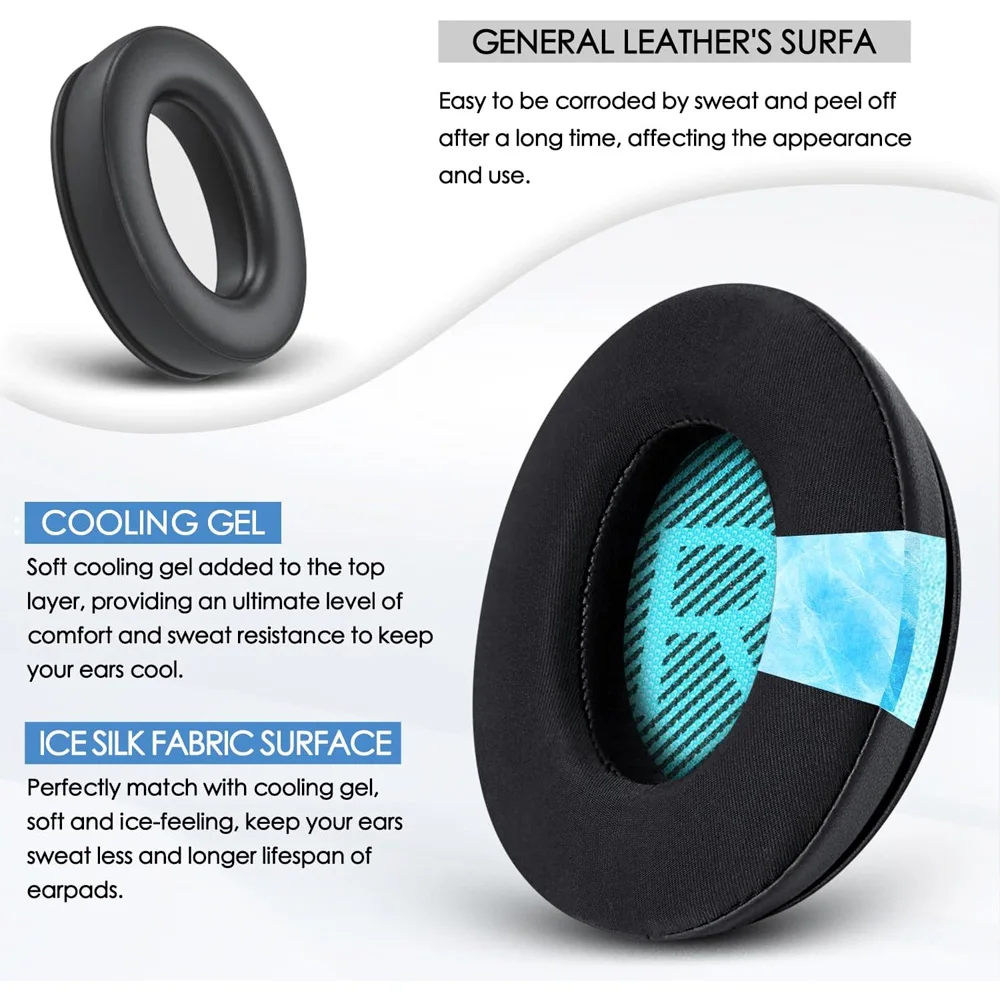 Wymienne nauszniki do słuchawek BOSE QC SoundLink SoundTrue Around-Ear AE2 AE2i AE2W QC2 QC15 QC25 QC35 QC35IISound ANC — zdjęcie produktu 4