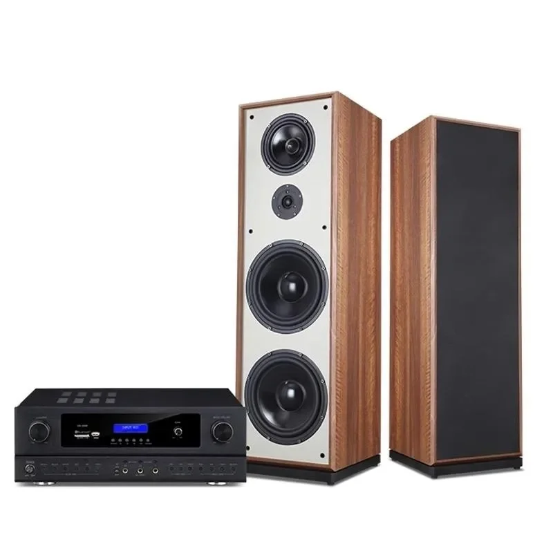 High Quality HIFI Audio Dual 10 Inch Passive Front Floor Speakers High Fidelity Home Theater System