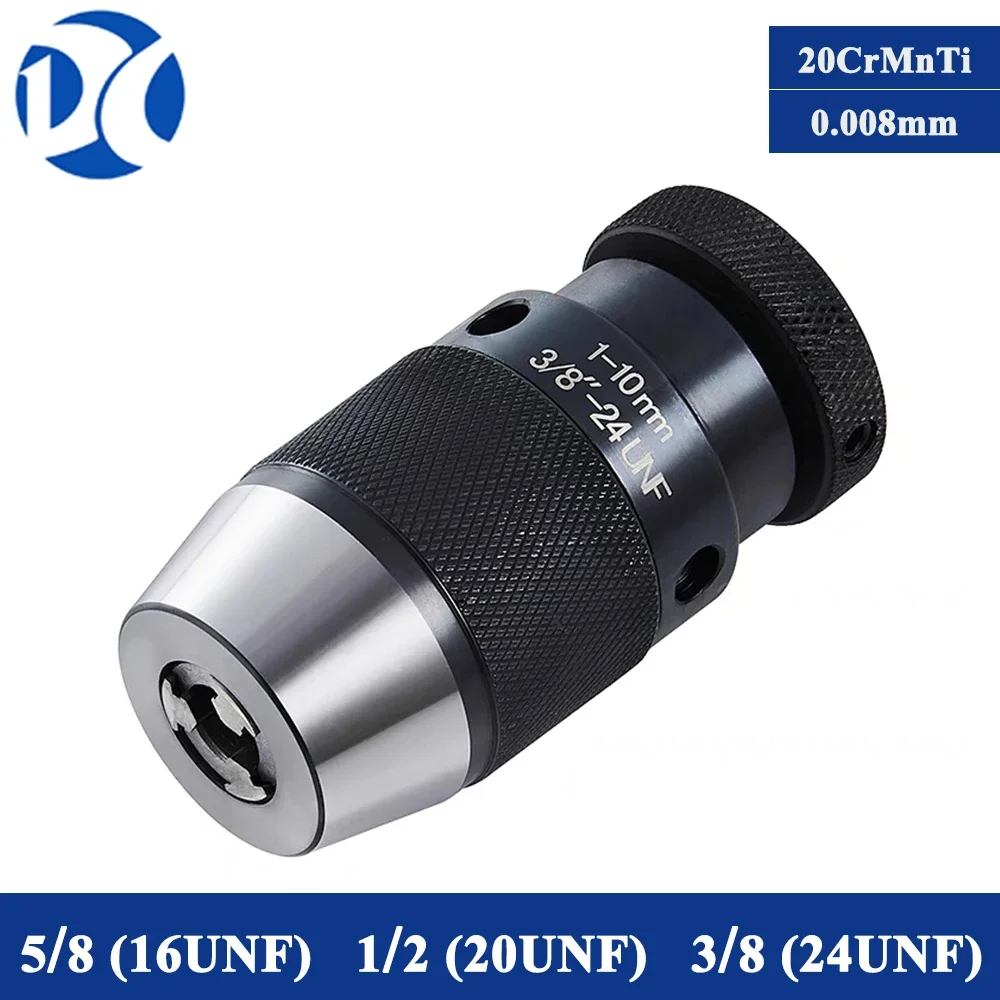 Imagem -01 - Mandril de Broca de Rosca Auto-apertado Mandril Auto-apertado Keyless para Máquina de Perfuração 113 mm 20unf 824unf 1-16 8-16unf mandril de broca de rosca auto apertado mandril auto apertado keyless para maquina de perfuracao 113 mm 20unf 824unf 1 16 8 16unf 01