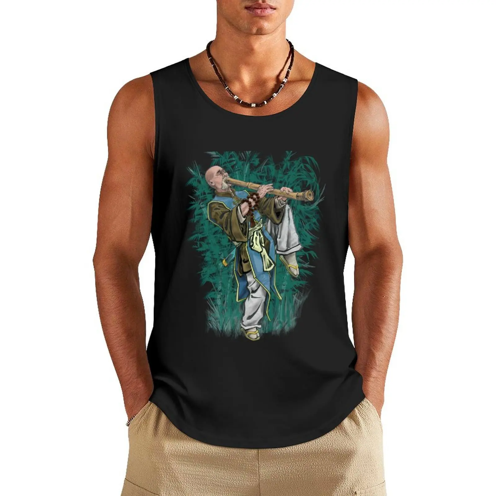 

Wood Prophet Tank Top Men's t-shirts Men's cotton t-shirt bodybuilding man basketball clothing