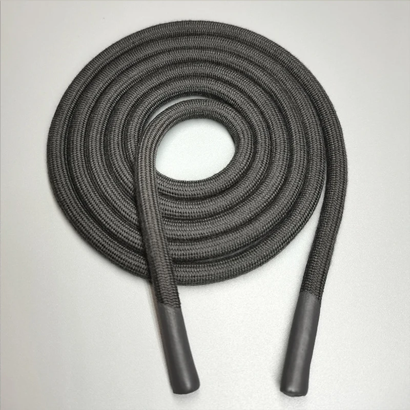 140 cm gekleurde sportbroek tailleband druppellijmkop 7 mm dik effen rond touw hoodie casual broek met vervangend trekkoord