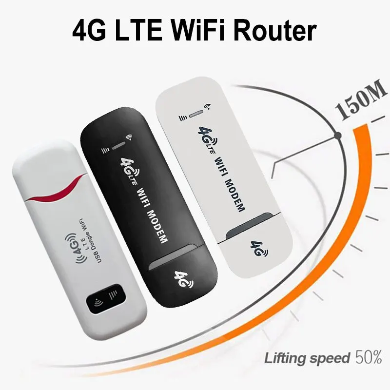 4G LTE USB Modem Wireless WiFi Routers WiFi LTE Router 4G SIM Card 150Mbps USB Dongle Mobile Broadband WiFi Coverage network car