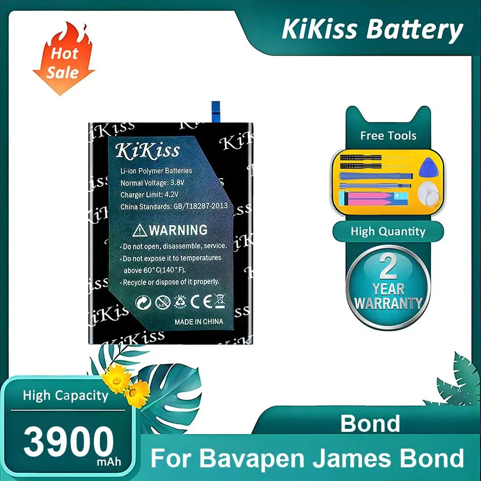 

Перезаряжаемая батарея для мобильного телефона Bavapen James Bond, 3900 мАч